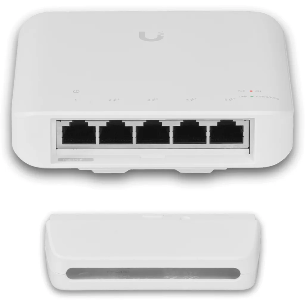 Imagen 1 de Switch Ubiquiti UniFi USW-FLEX, Conmutador,Gesti.4 x 10/100/1000 PoE+1x*10/100/1
