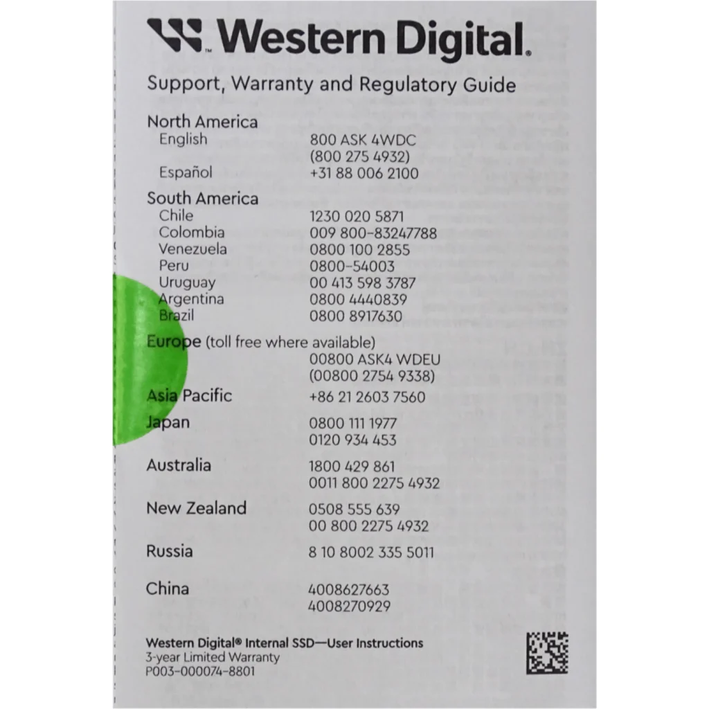 Imagen 1 de WESTERNDIGITAL 480GB 545-520mb/s Sata3 2.5 7mm SSD Solido WDS480G3G0A