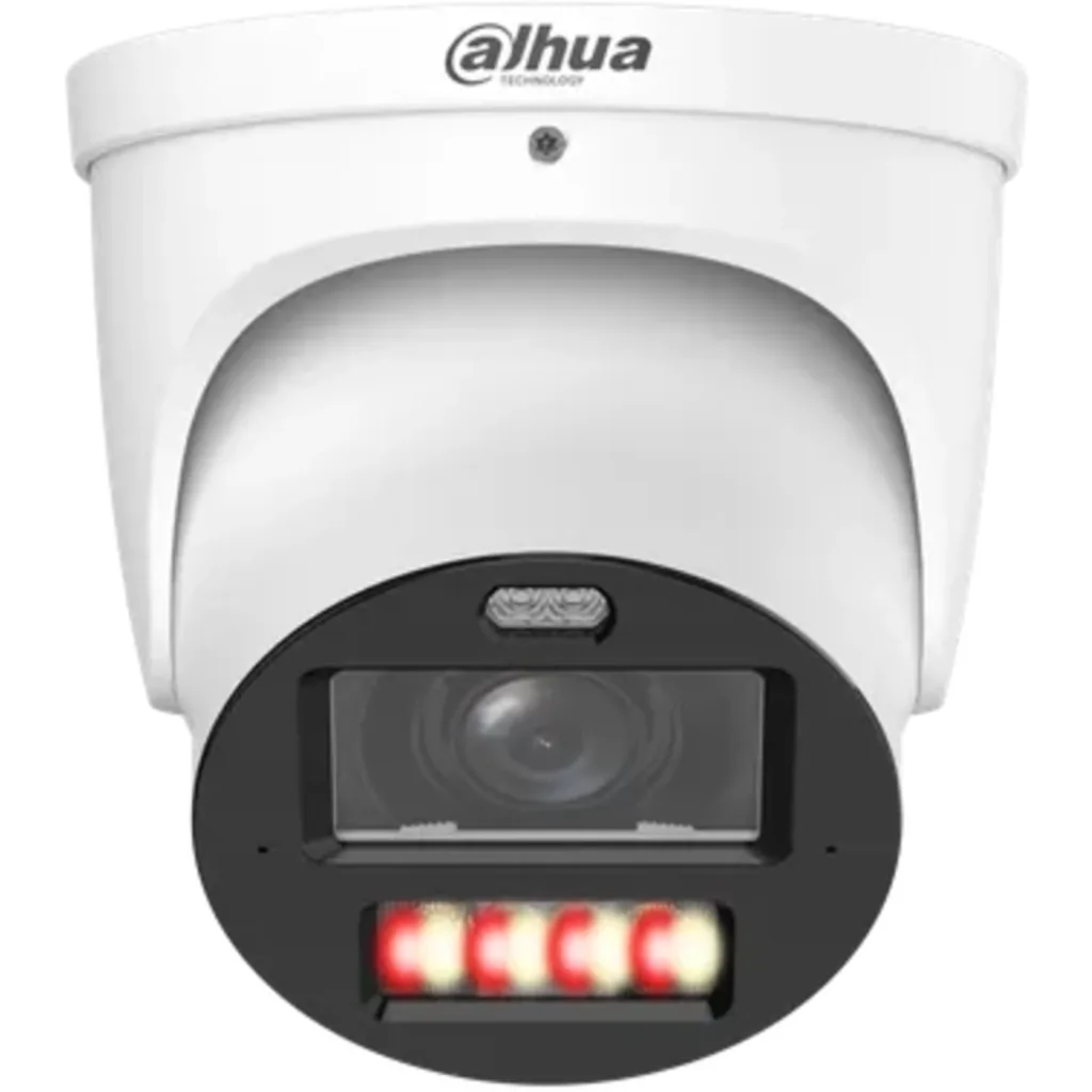Imagen 1 de DH-IPC-HDW3449HP-ZAS-PV-2712-PRO. MiniDomo IP Wizcolor Motorizado Dahua 4Mp IA  12v Poe+ Mic Parlante Ip67 