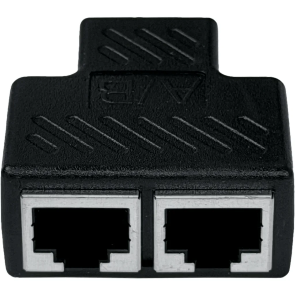 Imagen 2 de Adaptador RJ45 Hembra de Red Divisor de Cable 3-RJ45-H 8-pines