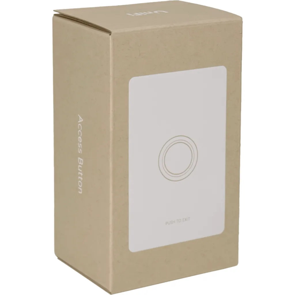 Imagen 7 de UniFi Access Boton Pulsador-N/A Incluye Placa Metalica keystone Blanco y Negro