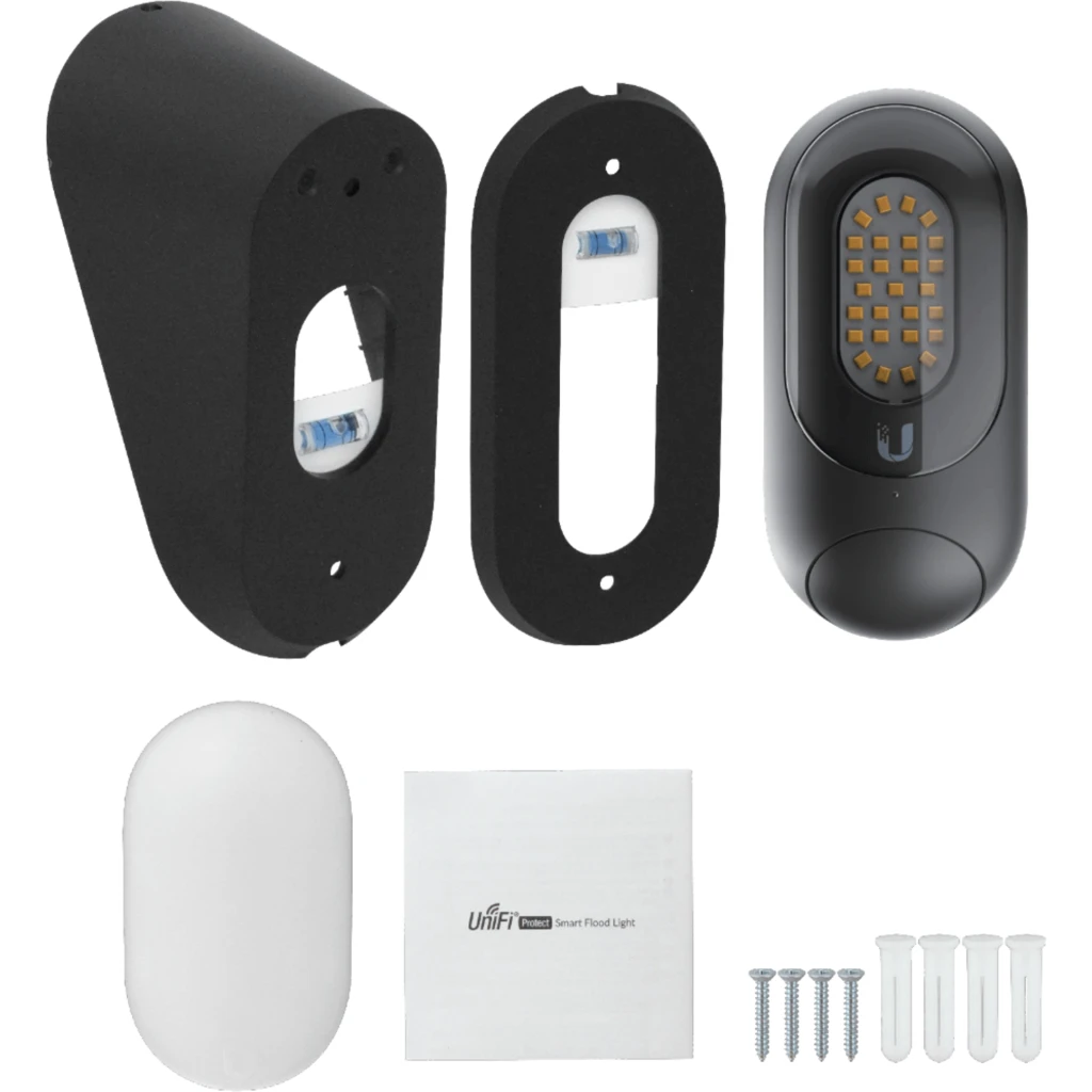 UP-FLOODLIGHT UBIQUITI PIR-5mt y Foco LED 550lm IPX5 10W 1-100 req-PoE-af req-Un