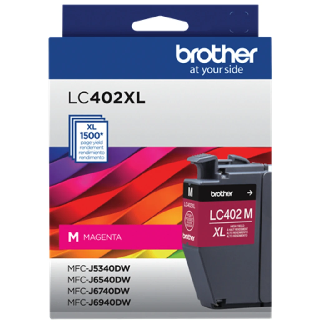 Cartridge Brother LC402XLCS Magenta MFC J5340DW J6740DW J6540DW J6940DW 1.500Pág