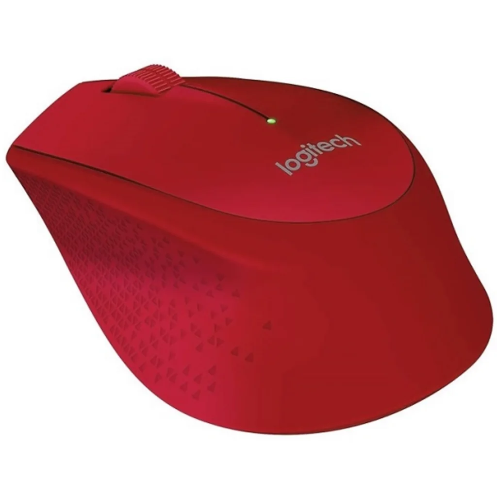 Mouse Inalámbrico Logitech M280 Óptico 1000dpi 2.4 Ghz 3 Botones USB Rojo