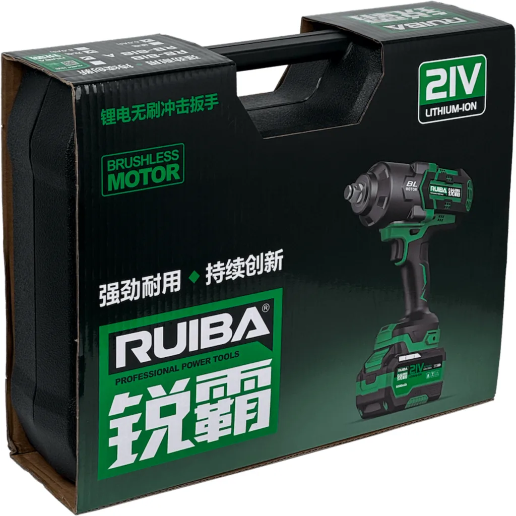 Imagen 4 de RUI Llave de impacto inlambrica 3/4-Ps ulg 19mm + 2 Bat-ion 21V 4Ah