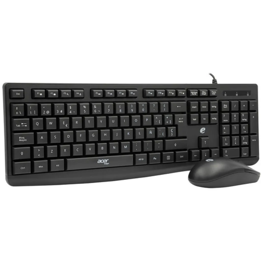Imagen 3 de EAK040 SP COMBO TECLADO + MOUSE NEGROS eMachines