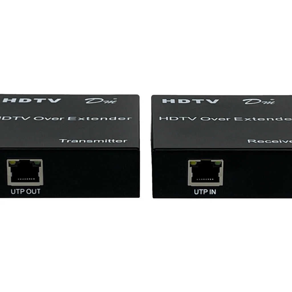 Imagen 4 de Extensión HDMI Activo 120mts HDMI+IR 1080p req-1-Cable-UTP-Cat5E inc-2x5V