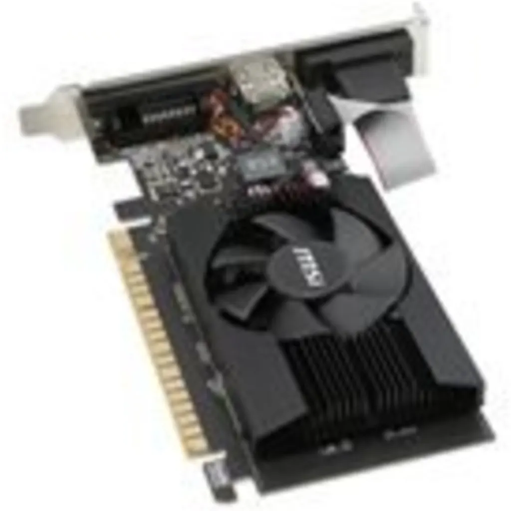 Tarjeta de Video MSI NVIDIA GF GT-710 2GB 64bit GDDR3 DVI HDMI VGA  Low Profile
