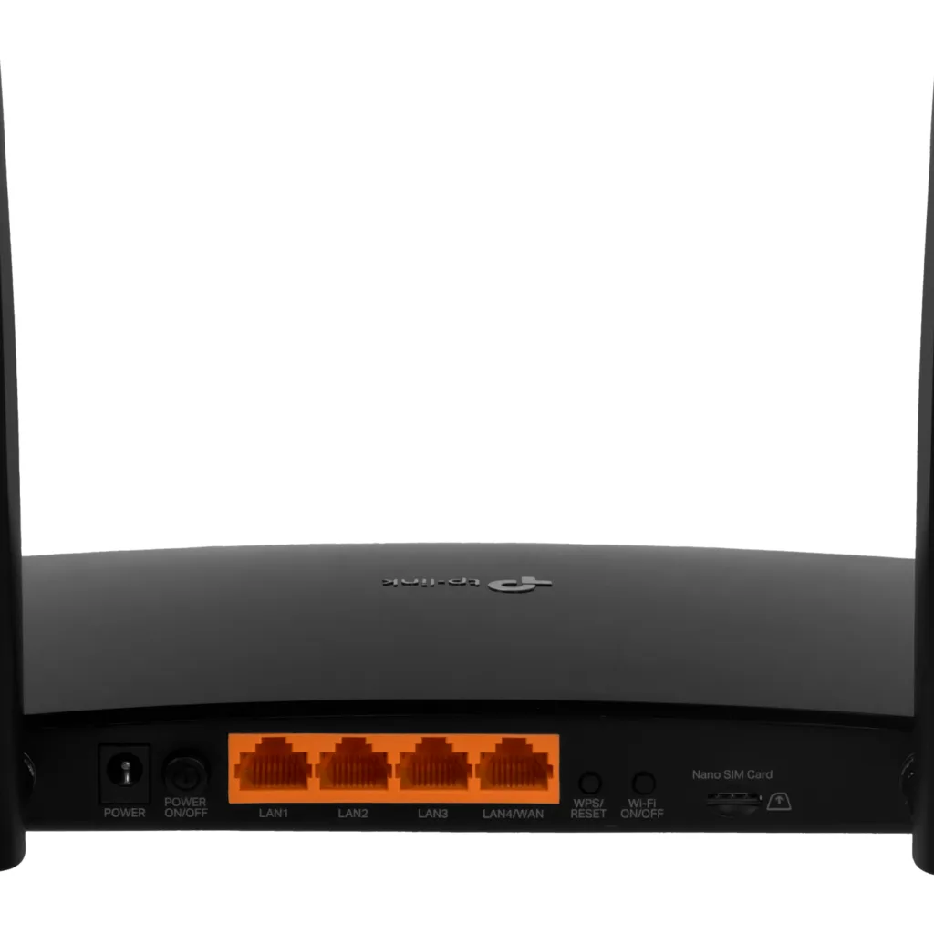 Imagen 6 de TP-LINK 300mbps 4G/LTE 1-Sim 1-WAN 3-1000 Router 2-SMA 2,4/5GHz AC1200