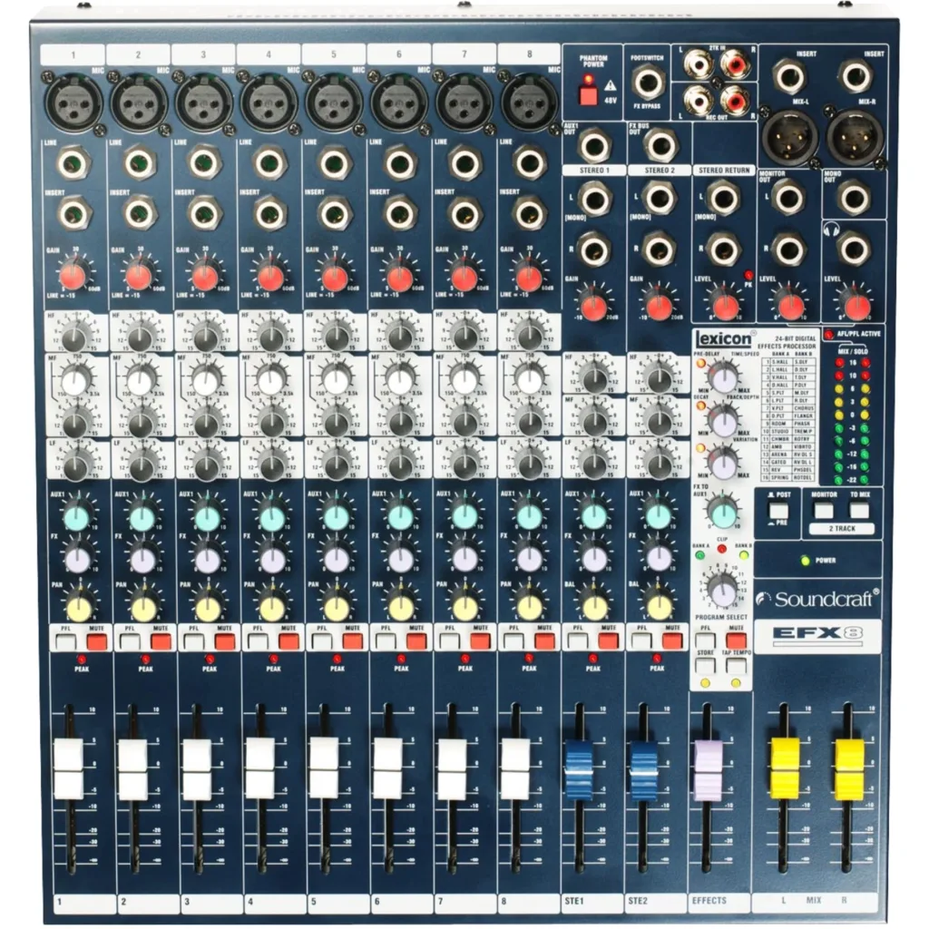 Imagen 1 de Soundcraft EFX8 - Mesa de Mezclas Analógica 8 Canales con Efectos