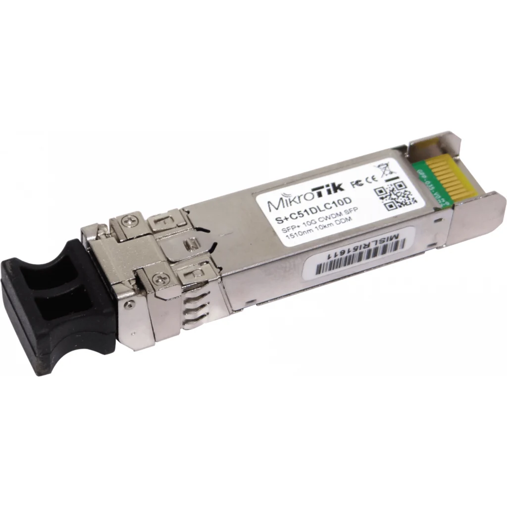 Imagen 1 de MIKROTIK SFP+ CWDM module 10G SM 10km 1510nm LC-connector DDM