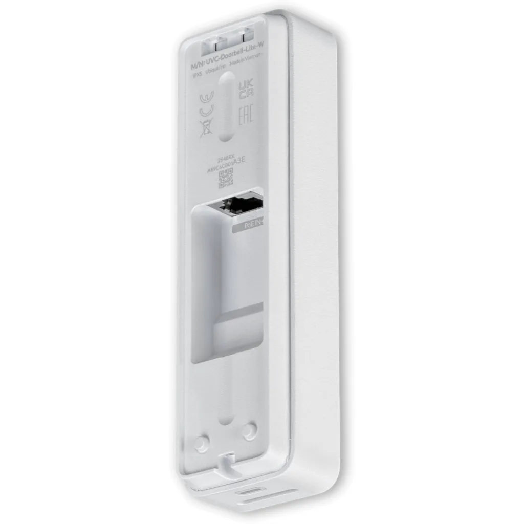 Imagen 4 de UniFi Doorbell Lite  Blanco - 5MP 24FPS FOV 95.8deg H / 131.2deg V IR 5m Audio b