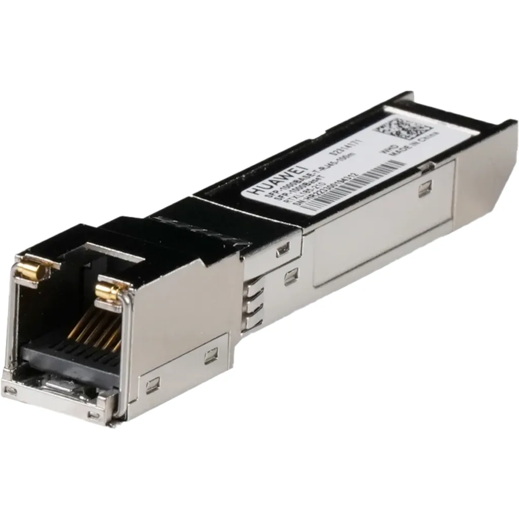SFP-1000BaseT. Transceptor electrico, SFP, GE, modulo de interfaz electrica (100