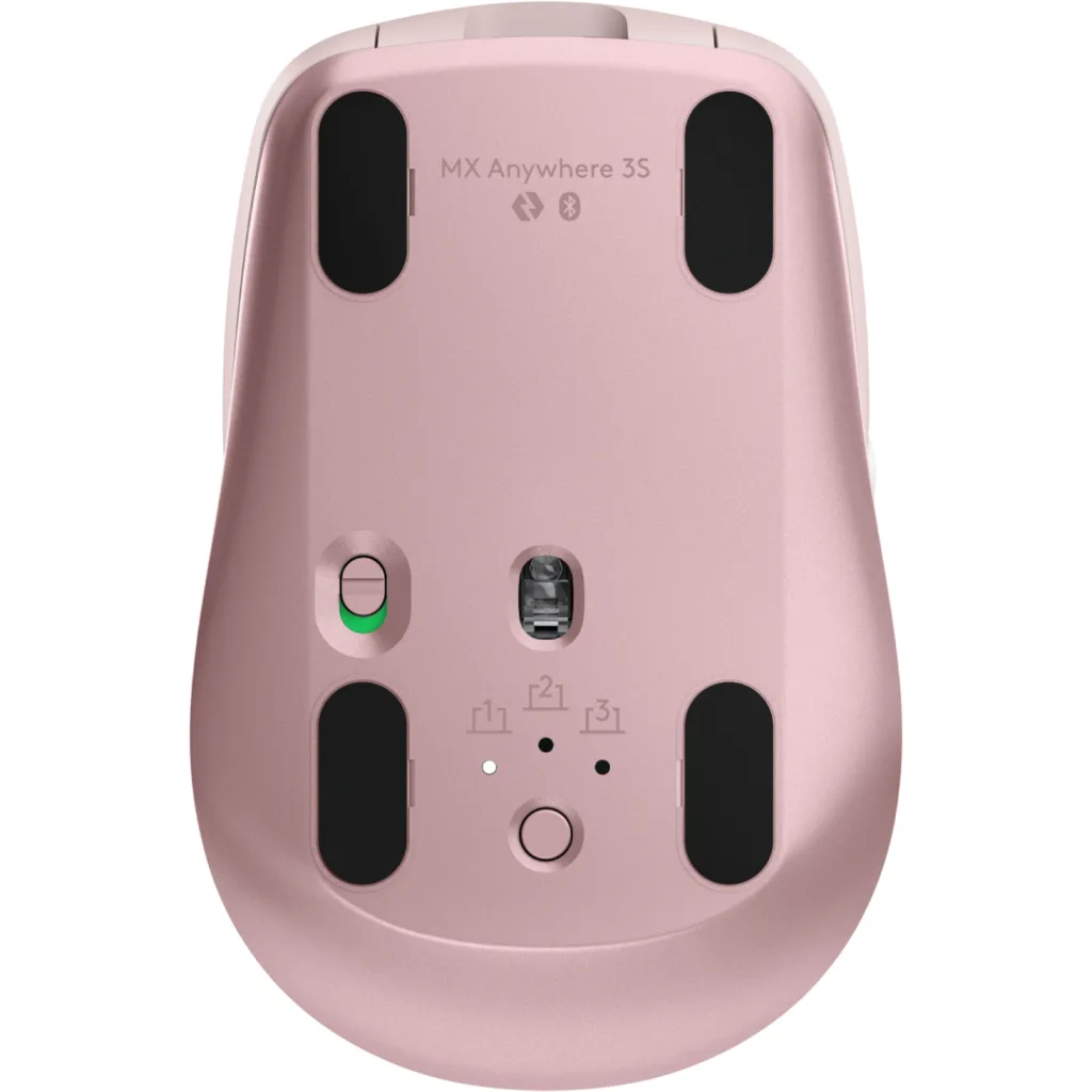 Imagen 8 de Mouse Inalámbrico Logitech MX Anywhere 3S Óptico 6 Botones Bluetooth Color Rosa