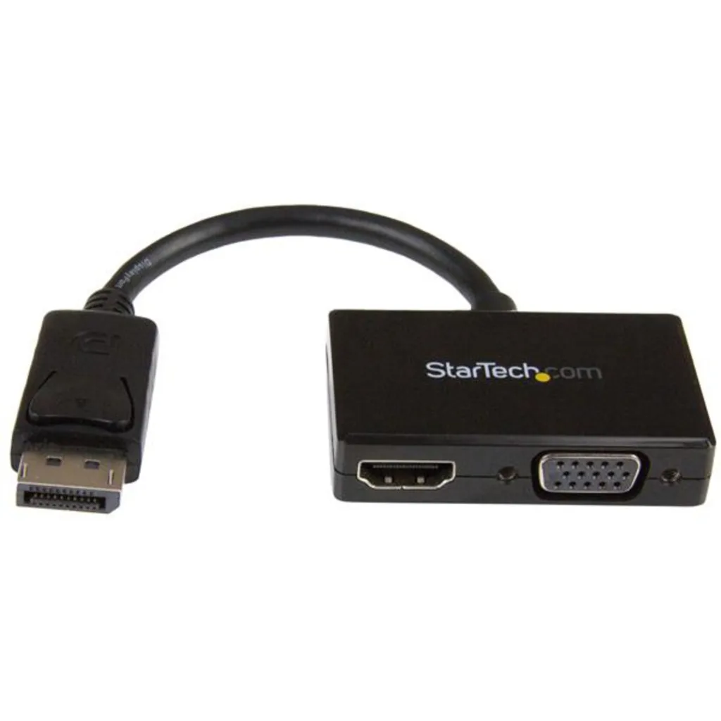 Adaptador de Video DisplayPort a HDMI VGA 1920*1200 1080p Activo Negro StarTech