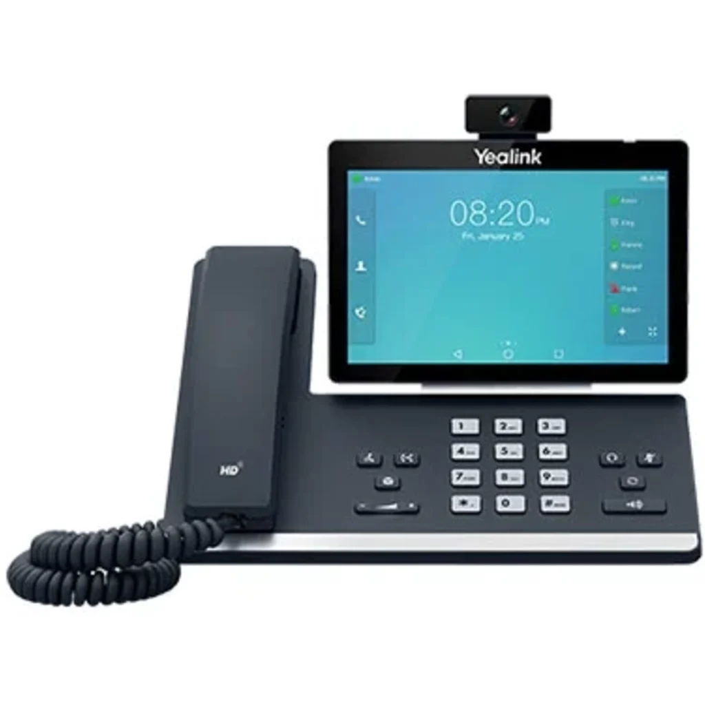 Videoteléfono SIP Yealink SIP-T58W WITH CAMERA con Android y conectividad WiFi