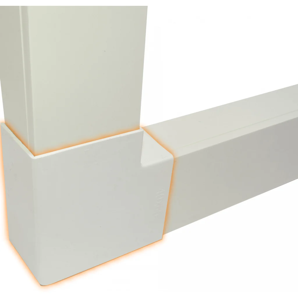 Imagen 3 de LINKCHIP 60x40mm Angulo Plano Blanco CCA-6040-AP. para Canaleta QN6W.