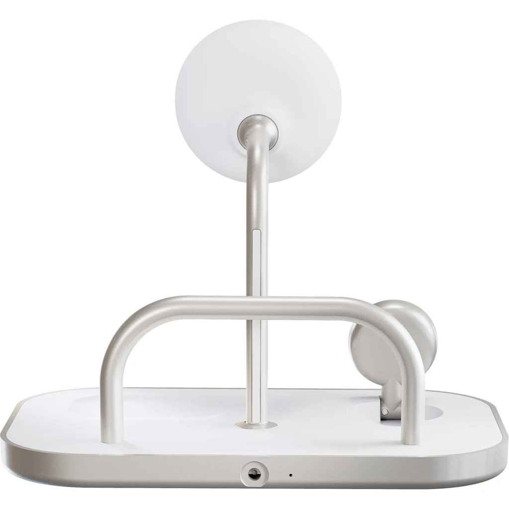 Imagen 2 de Base de Carga Inalámbrica Zens 4 en 1 15W USB-C Soporte iPad MagSage Qi2 60W