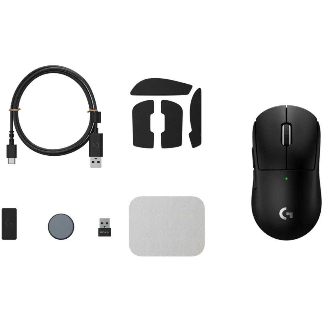 Imagen 7 de Mouse Gamer Inalámbrico Logitech Pro X SuperLigth 2C Sen Hero 2 LIGTHFORCE Negro