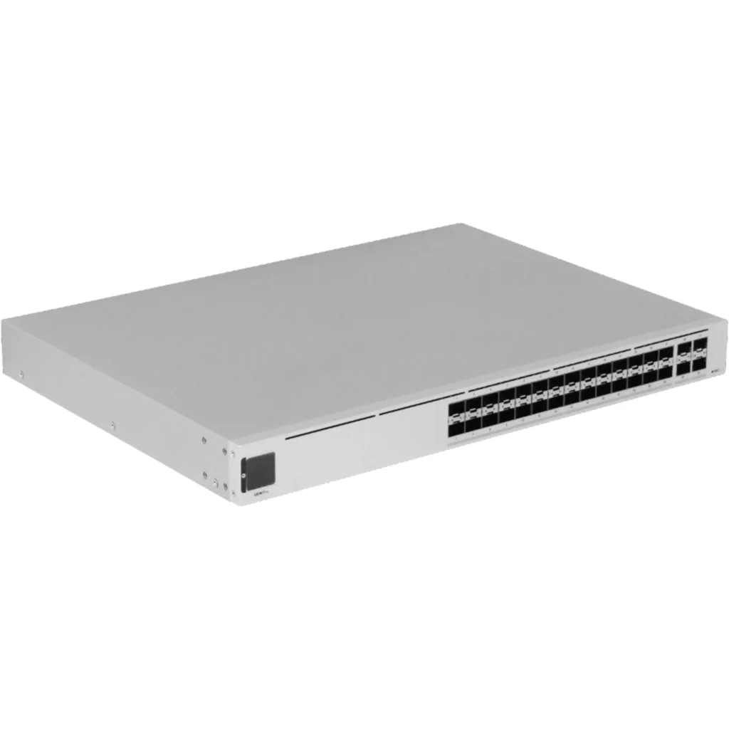 Imagen 2 de Switch Ubiquiti UniFi 4-SFP28-25G 28-SFP+10G Switch Rack Admin-L3 100-240VAC