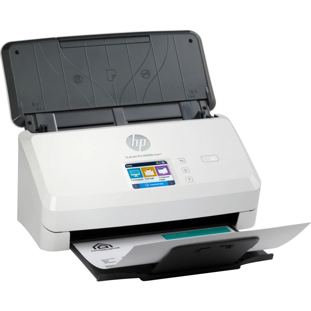 Imagen 1 de Escáner de Escritorio HP ScanJet Pro N4000 snw1 600dpi 40ppm WiFi LAN USB