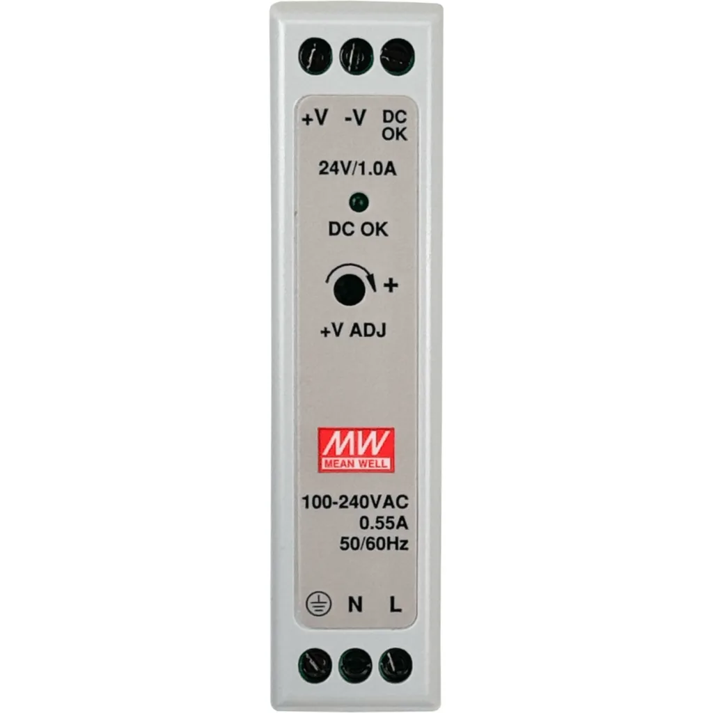 Fuente de Poder Mean Well MDR-20-24 Riel DIN