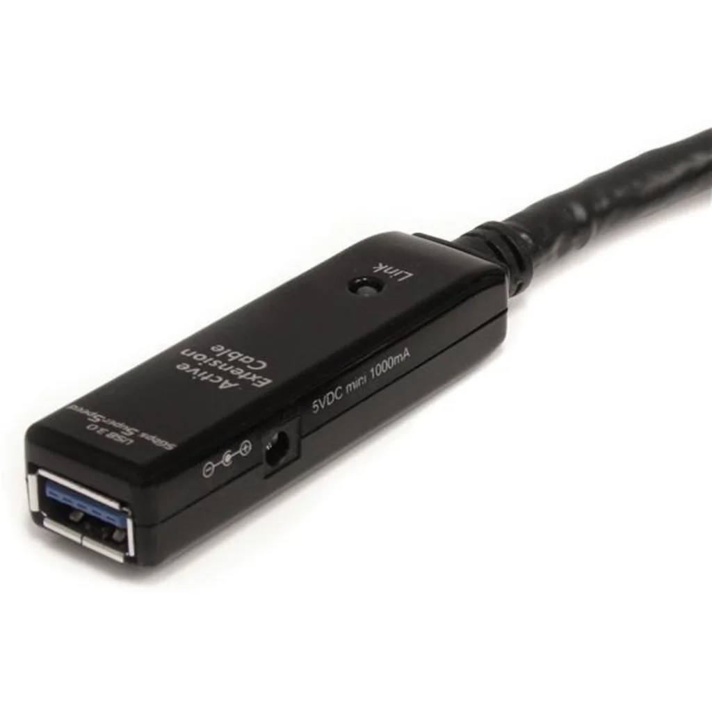 Imagen 1 de Cable Extensión USB 3.0 Tipo-A M/H Longitud 10 metros Negro - StarTech