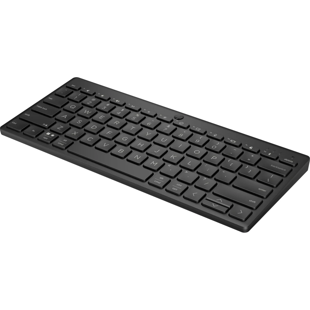 Imagen 1 de Teclado Inalámbrico Compacto HP 350 Dispositivos múltiples Bluetooth Color Negro