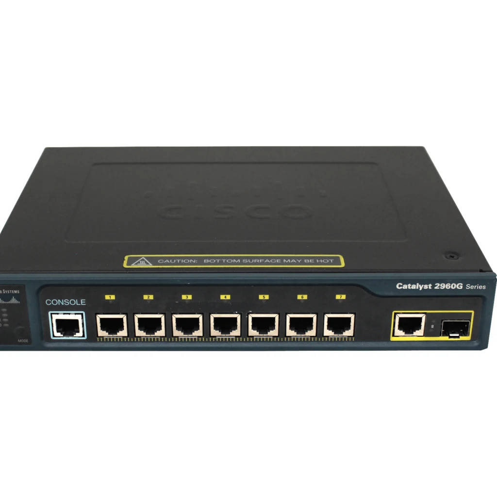 Imagen 3 de SWITCH CISCO CATALYST C2960G-8TCL, 1YEAR SMB 7 10/100/1000 + 1 T/SFP LAN BASE 