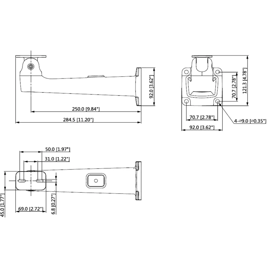 DAHUA Soporte a Muro camara DH-PFB605W