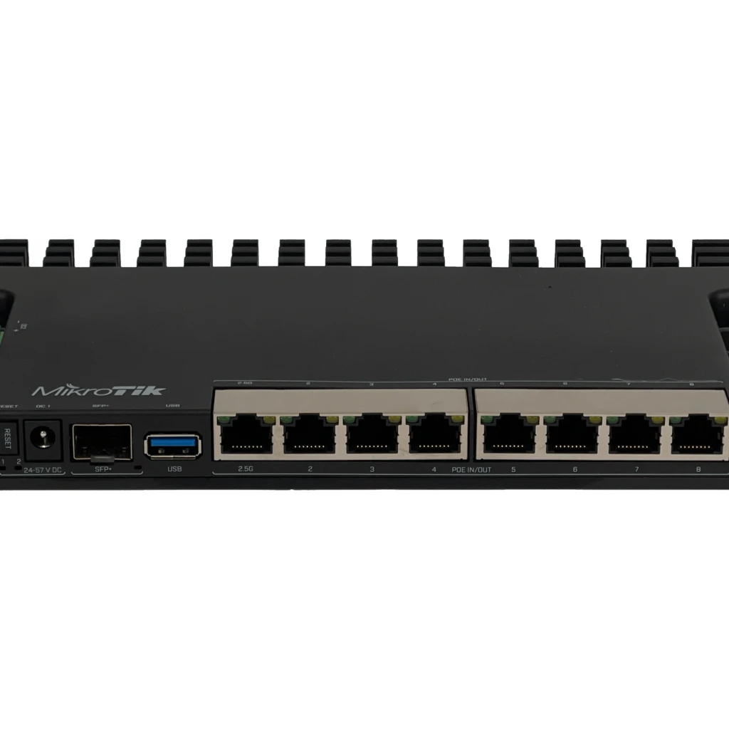 Imagen 3 de Router Compacto con PoE+ y Puertos Gigabit MikroTik RB5009UPr+S+IN