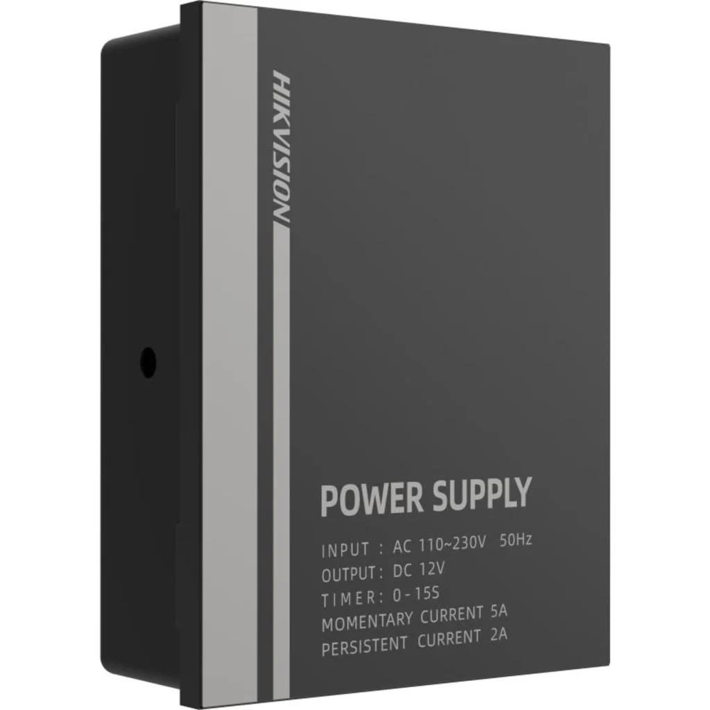Imagen 2 de Fuente de poder Hikvision para control de acceso 24W
