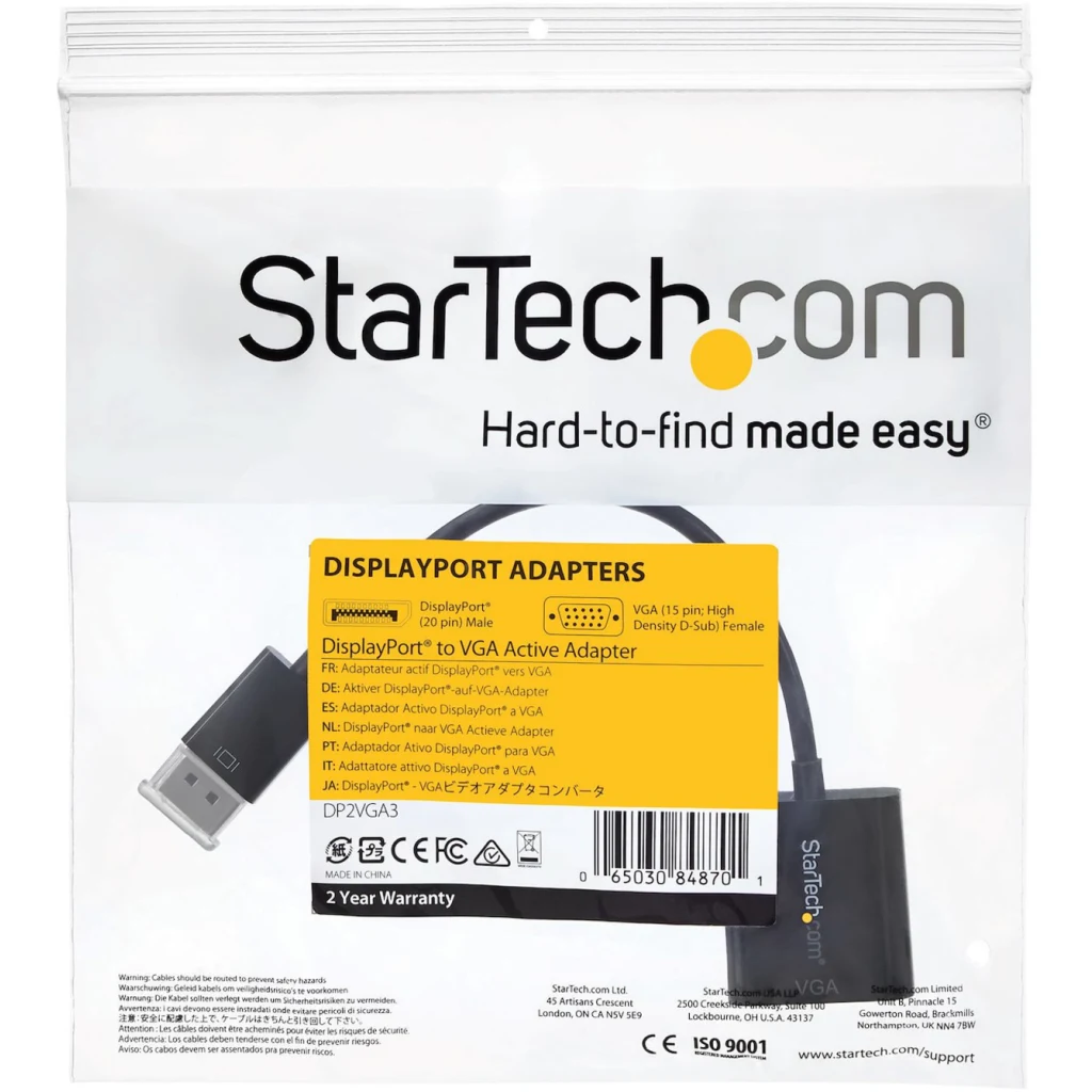 Imagen 5 de Adaptador DisplayPort 1.2 Macho a VGA Hembra  1920*1200