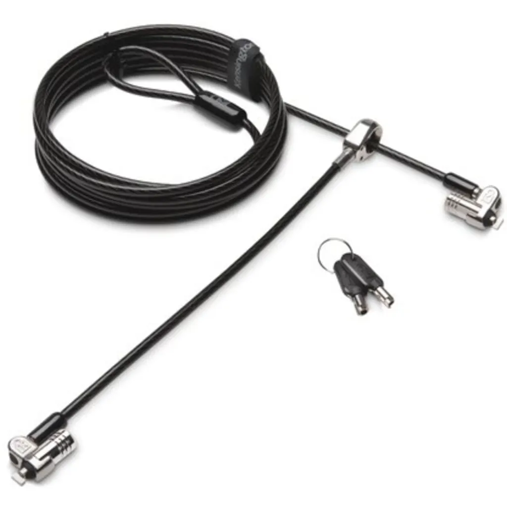Cable de Seguridad Kensington Micro Saver 2.0 Twin 2.4 metros (Bulk) con Llave