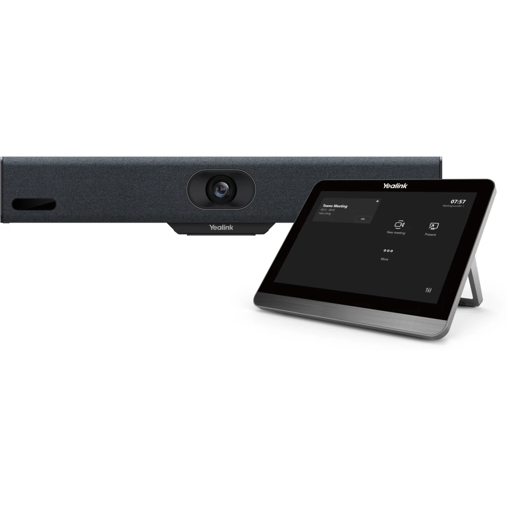Barra de video conferencia YEALINK salas compactas compatible con Teams y Zoom 