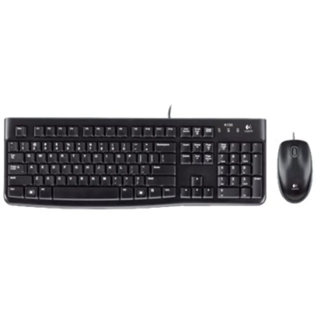 Imagen 4 de Kit Teclado Mouse Alámbrico Logitech MK120 Interfaz USB Color Negro (Nuevo, Caja Abierta)