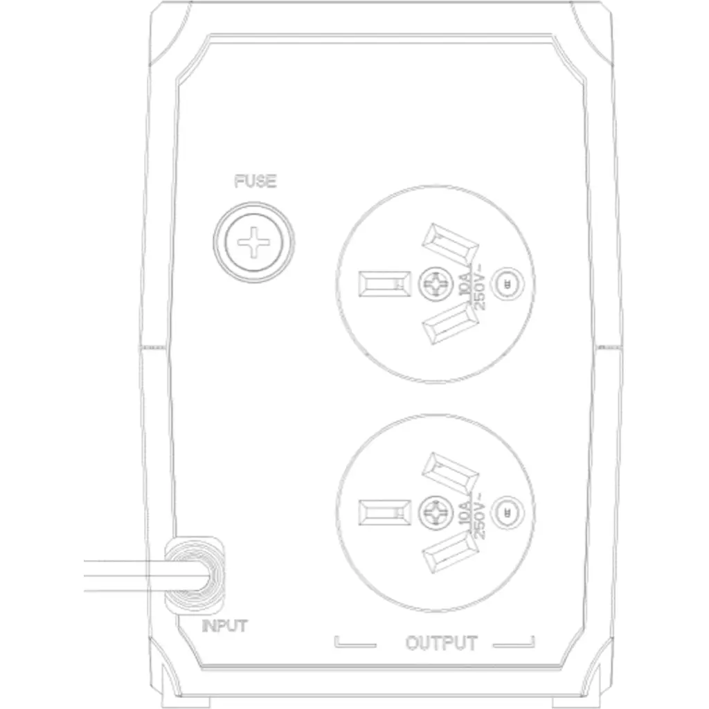 Imagen 3 de UPS Hikvision DS-UPS1000 - 1000VA/600W, Protección Integral, Carga Rápida