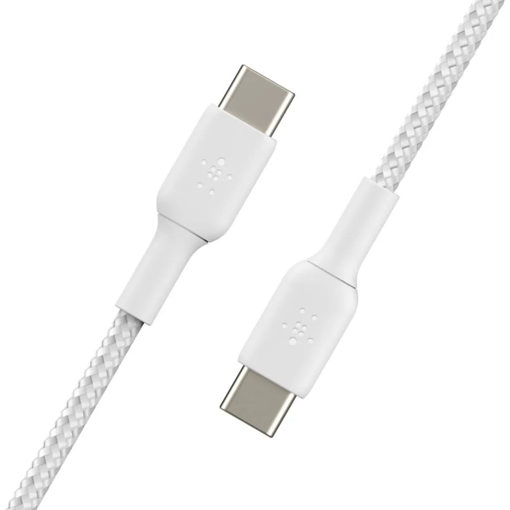 Imagen 1 de Belkin Cable BoostCharge USB-C to USB-C Braided 1mts. White