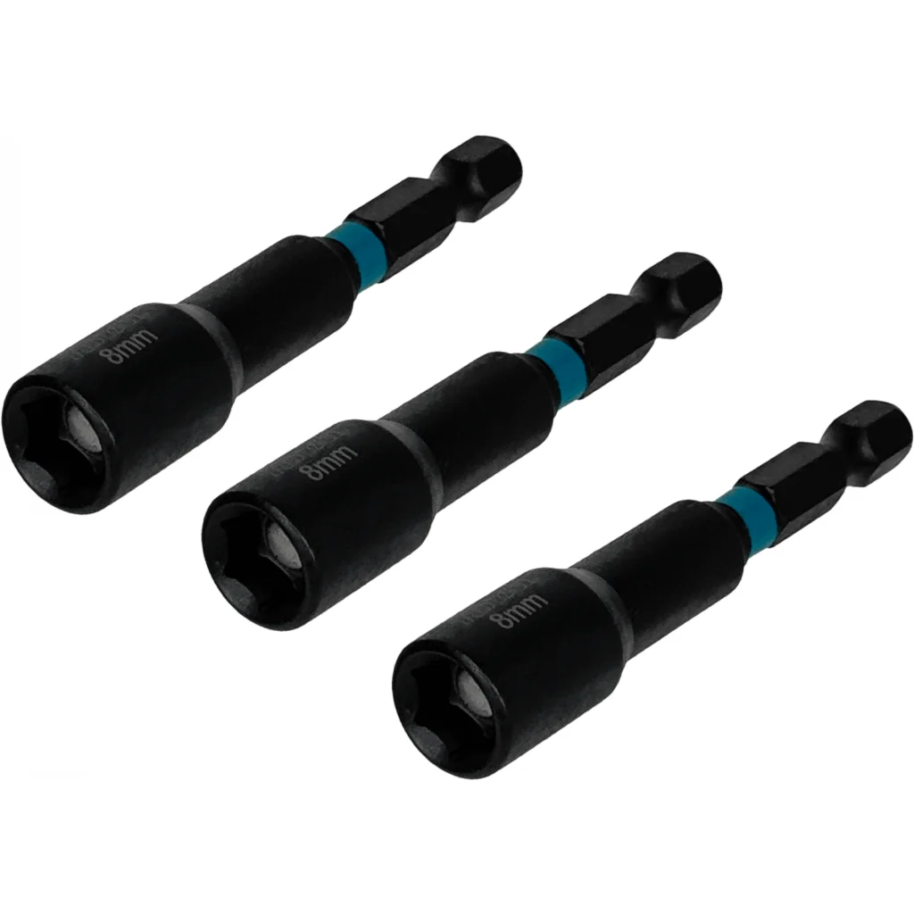 Imagen 2 de TOTAL Set 3 Puntas Hexagonales 8mm 1/4 Largo-65mm TAC270831