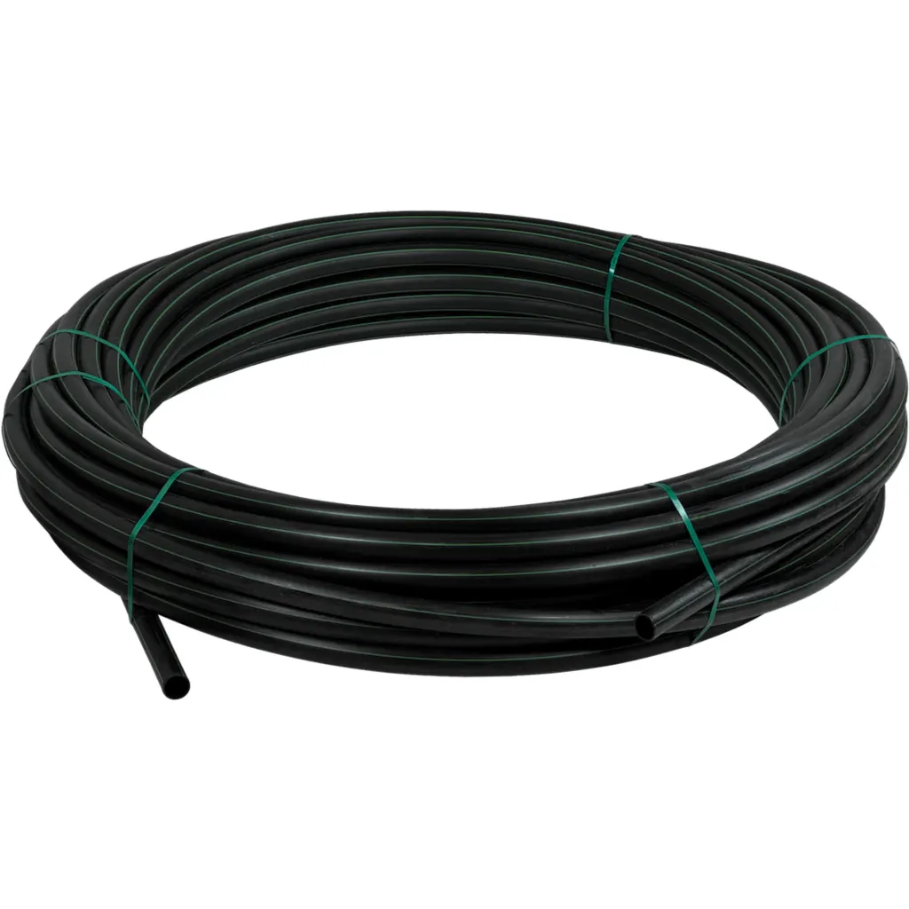Plansa 50mm-ext 2,9mm Rollo 100mts Negra HDPE Polietileno Reciclado