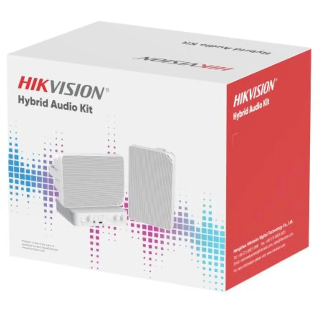 Imagen 2 de Hikvision - Kit Audio hibrido Amplificador 80W - + cabinet speaker 20W