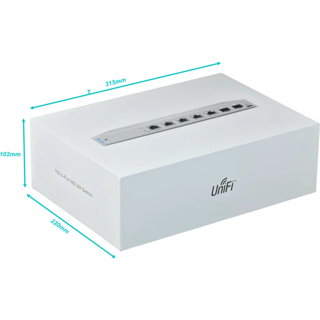 Imagen 3 de UBIQUITI UniFi 2-SFP+10G 4-10G-PoE++60W Switch Admin 802.3bt inc-54V