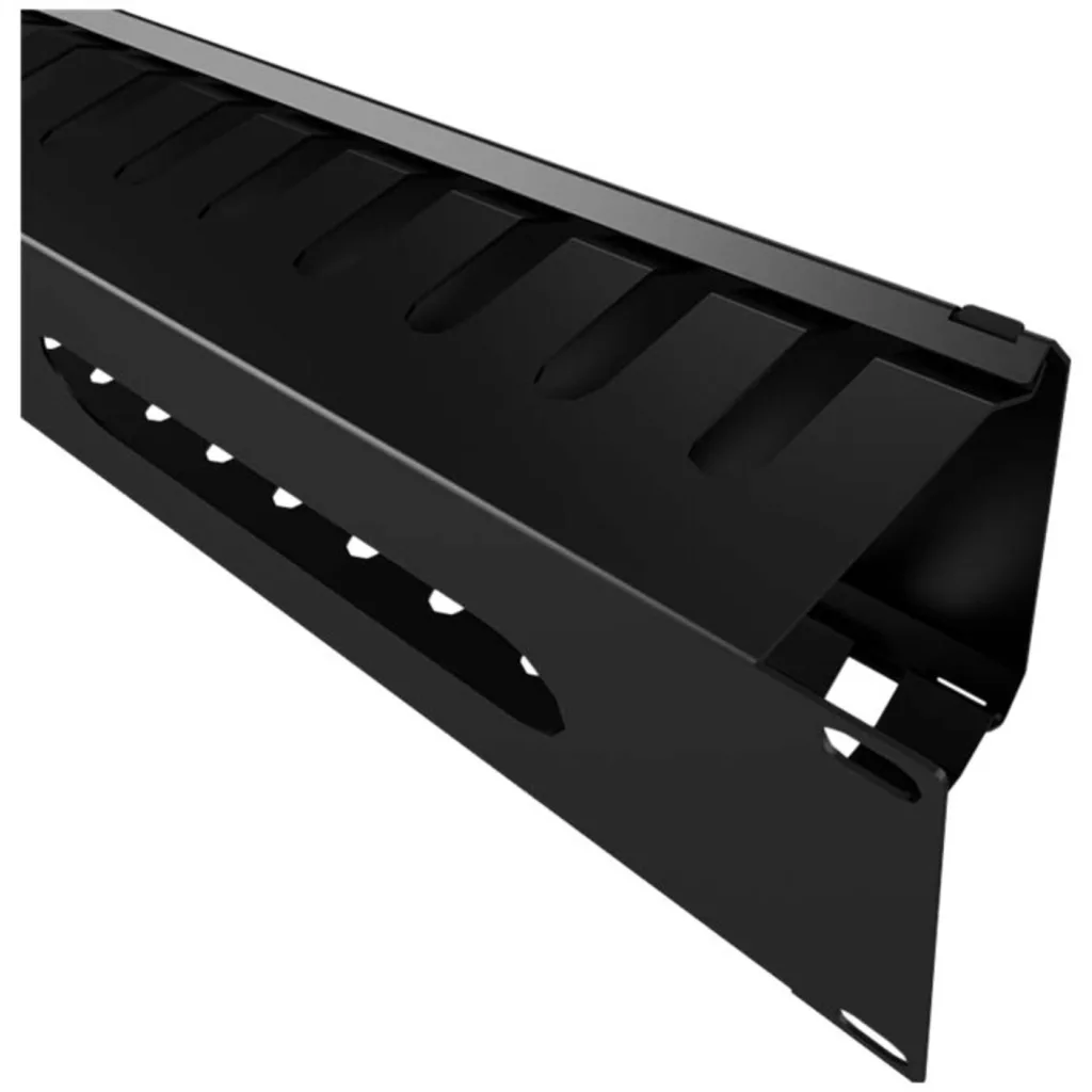 Imagen 13 de Organizador de Cables Nexxt Solutions NPM-DH2UB, Horizontal 2U, 19", Negro