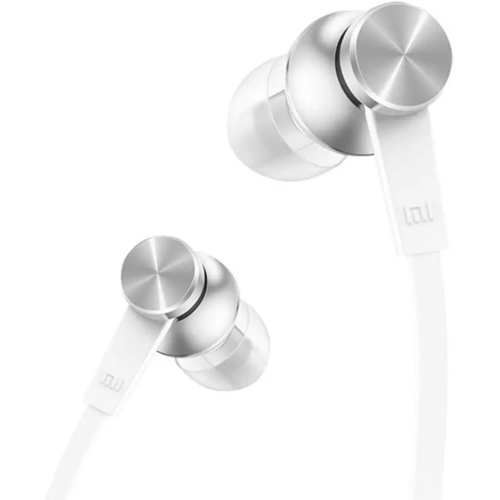 Audífonos Alámbricos InEar Xiaomi Mi Headphones Basic 3.5mm -1.25 M Plata