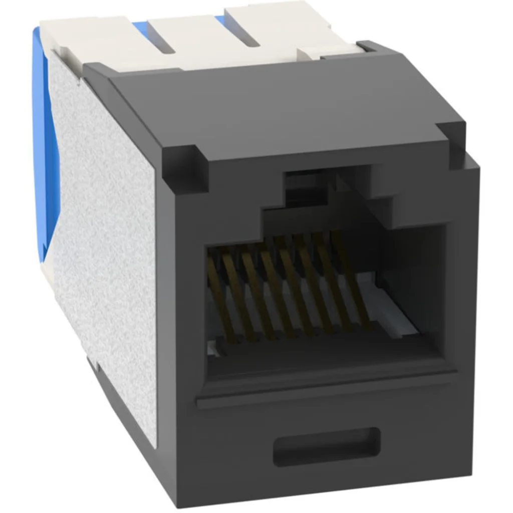 Mini-Com Module, Cat 6A, UTP, 8 pos 8 wire, Universal TG Style