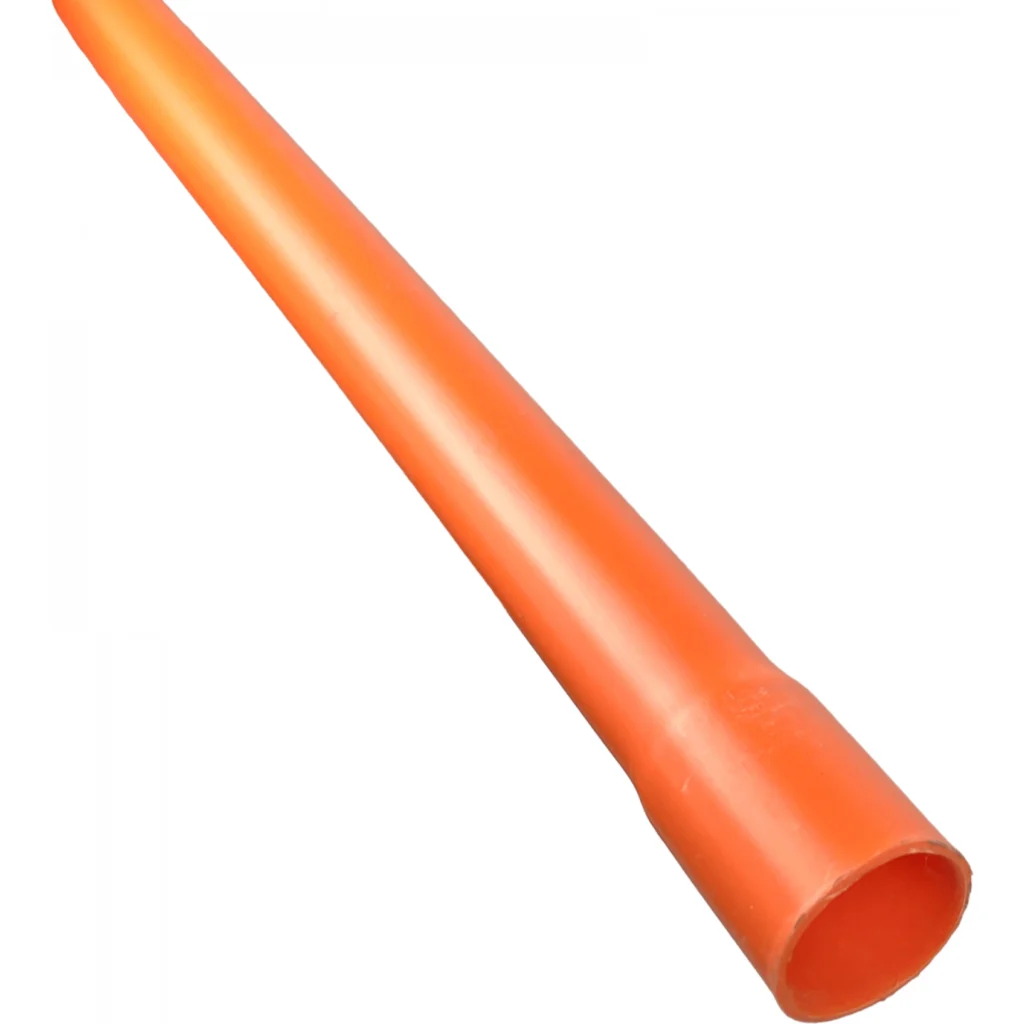 Imagen 1 de 3mt 32mm x 1,2mm Naranjo Tubo Conduit PVC Certificacion SEC