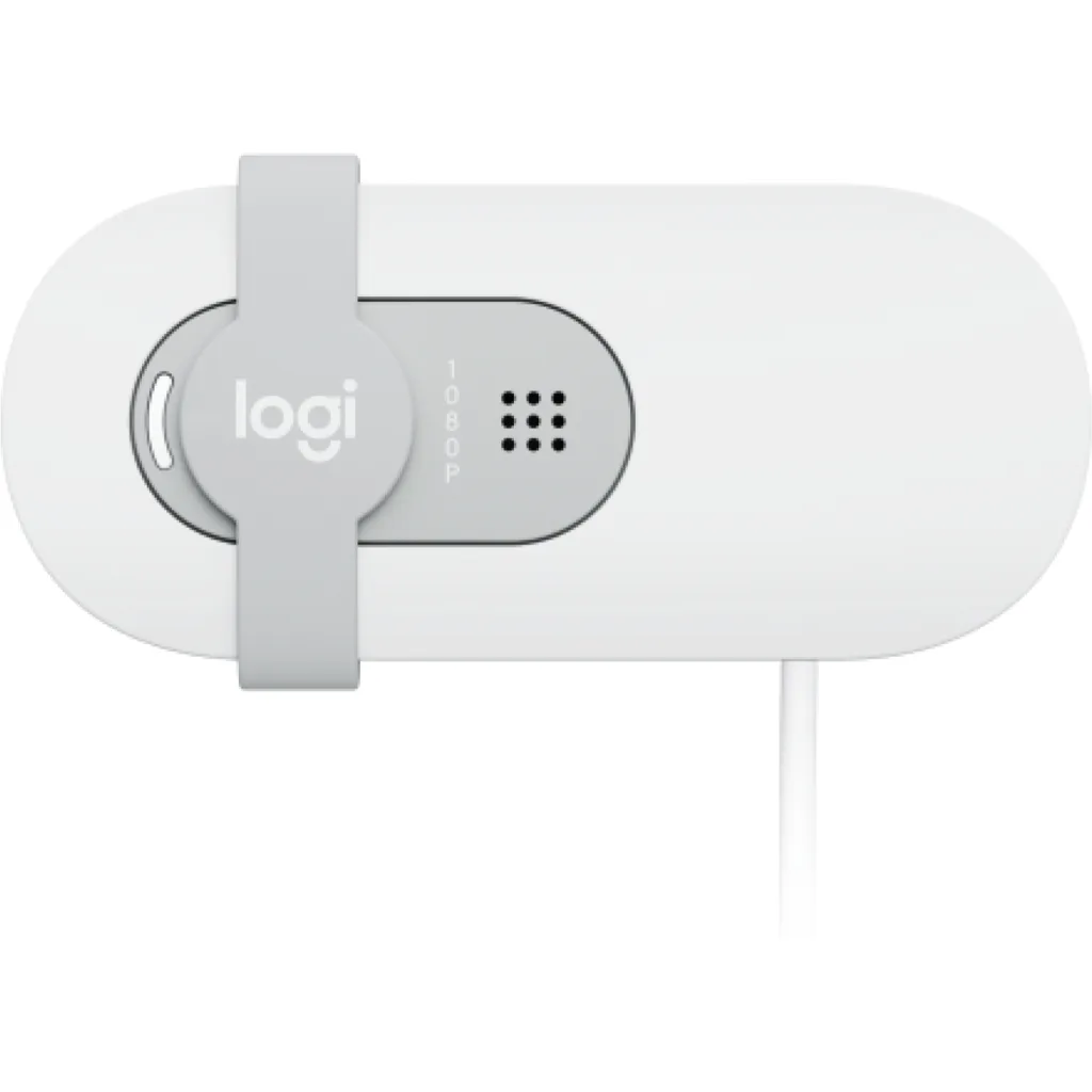 Imagen 4 de Cámara Web Logitech Brio 100, FHD1920*1080 30pps 2MP c/Mic USB tipo-A Blanco