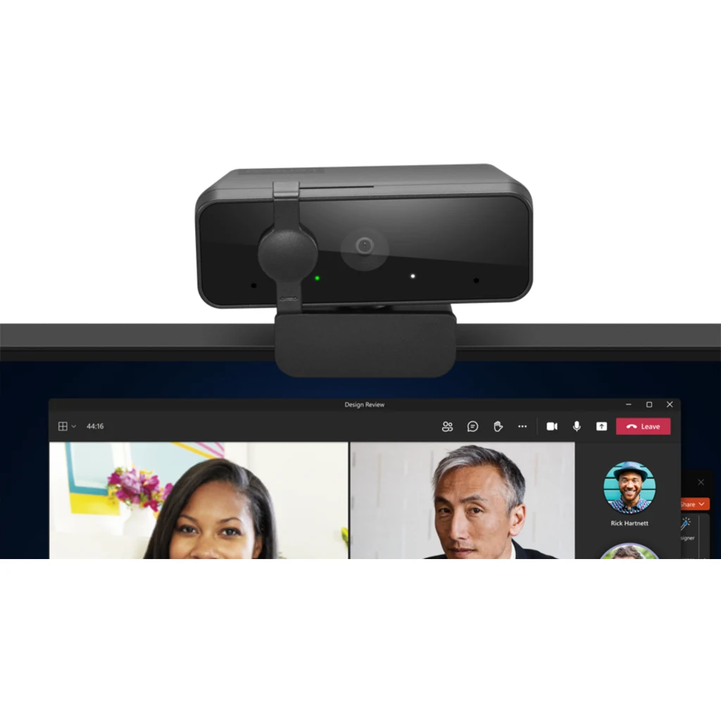 Imagen 5 de Cámara Web Lenovo Essential FHD Gen2, Full HD 1080p 30fps USB2.0 Color Negro