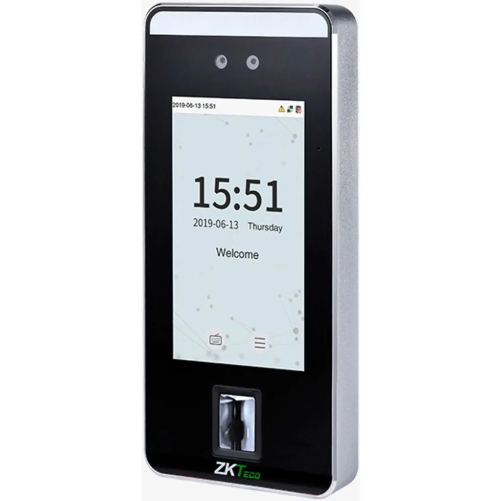 Speedface-V5L. terminal de control de acceso standalone. reconocimiento facial/huella/clave/tarjeta.