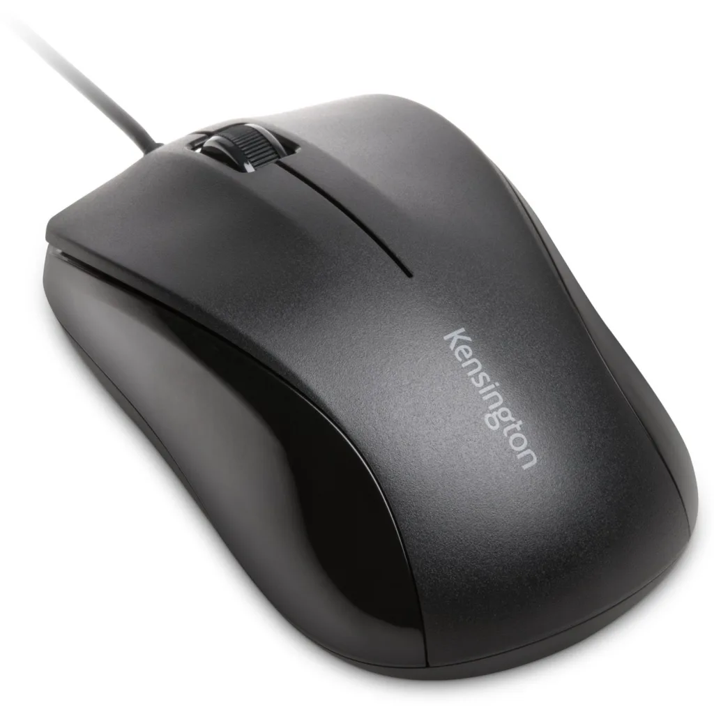 Mouse Alámbrico Kesington For Life Óptico 1000dpi 3 Botones USB Negro